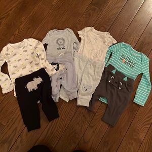 8 piece baby outfits